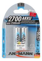 NiMH Akku Mignon AA Typ 2700 - Akku NiMH, AA, 1.2V, 2500 mAh