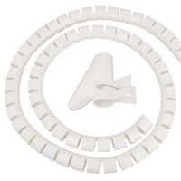 Canalina per cavi 2m, bianco - 2.0m, 25mm Durchmesser, weiss