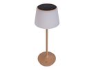 Solar- Akkutischleuchte EMMI almond inkl. CCT  Touch H: 38 cm - LED-Modul, 3W, IP44