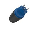 Stecker T13 IP55 schwarz - Stecker  Typ 13, L+N+PE, 10 A, 250 V IP55