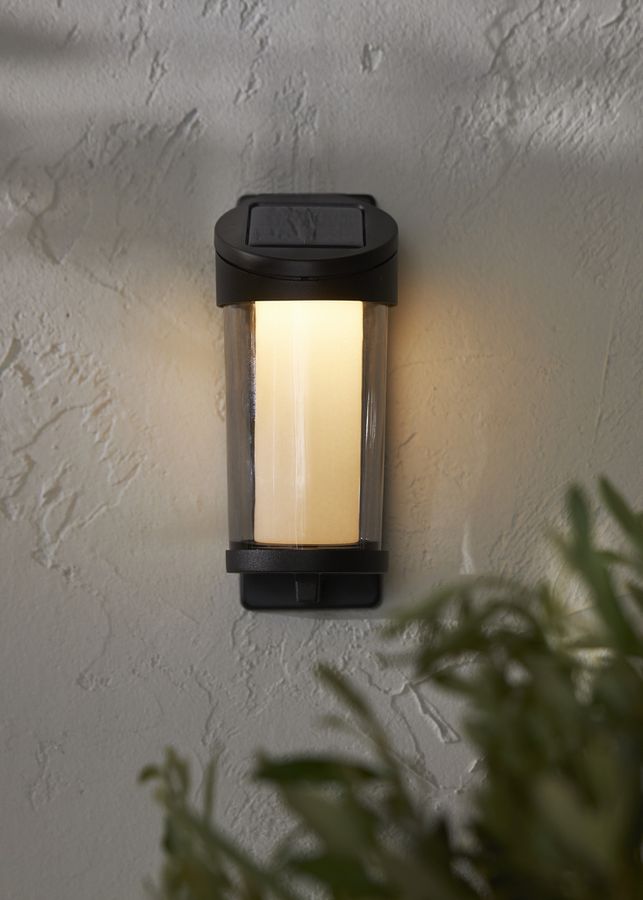 Solar-Wandleuchte Alippa - IP44, Kaltweiss, 1 LED