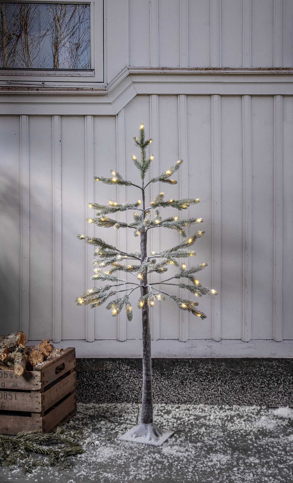 Weihnachtsbaum  LED Tanne - IP44, Warmweiss, 95 LED'S