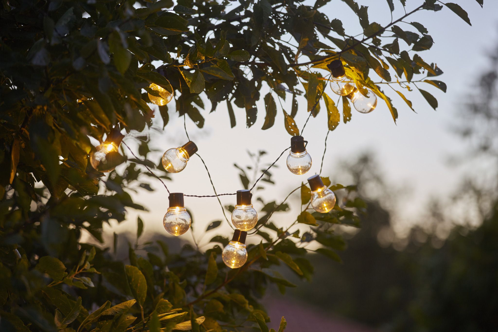 Solar Lichterkette Partaj Solar - Schwarz, Lichtfarbe Warmweiss