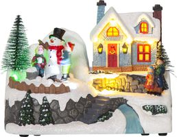 Dekorative Landschaften Winterville - IP20, Multicolor, Warmweiss & Kaltweiss