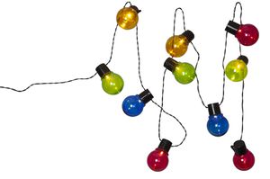 Solar Lichterkette Partaj Multicolor - IP44, Warmweiss, Dämmerungssensor