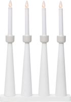 Kerzenleuchter Paint Snow - IP20, Weiss, Warmweiss