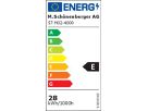 Faretto da incasso a LED Camelion 4000K - 10-28W, 1165-3265lm, 4000K, IP20, CRI 80, 60°, silber, dimmbar, D=110mm, H=84mm