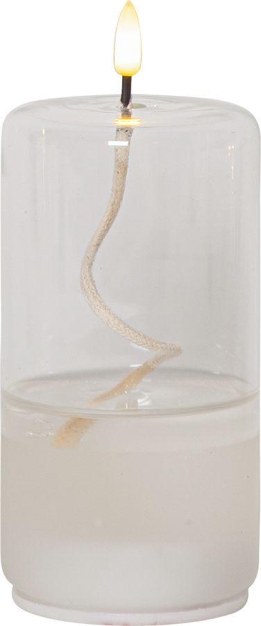Laterne Flamme Float - Indoor, Transparent, 17.5 cm höhe, Timerfunktion