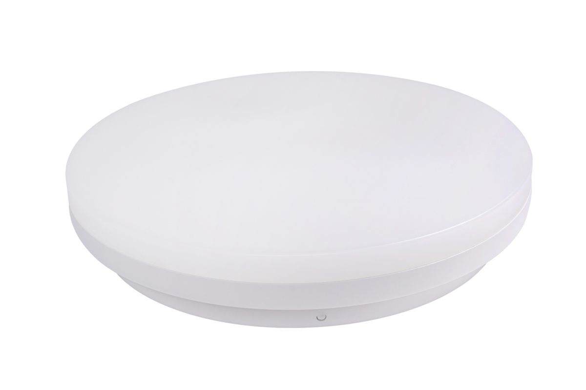 LED Aufbauleuchte REDONDO PRO (330) - 18W/24W/30W, 2160lm/2880lm3600lm, 3000/4000/5000K, IP54, weiss, nicht dimmbar, D=330mm, H=52mm