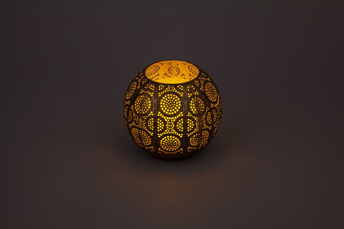Solar Kerze ARNEB - Amber LED, IP44, 1800K