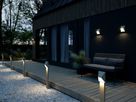 Wandleuchte PONTIO 15 - 1xGU10 (exkl.), max.25W, IP54, sand, dimmbar (optional Leuchtmittel), L=150mm,B=150mm, H=190mm