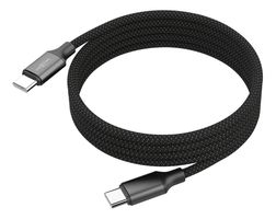 Magnetisches Kabel USB Typ-C auf USB Typ-C - 120 cm,  schwarz