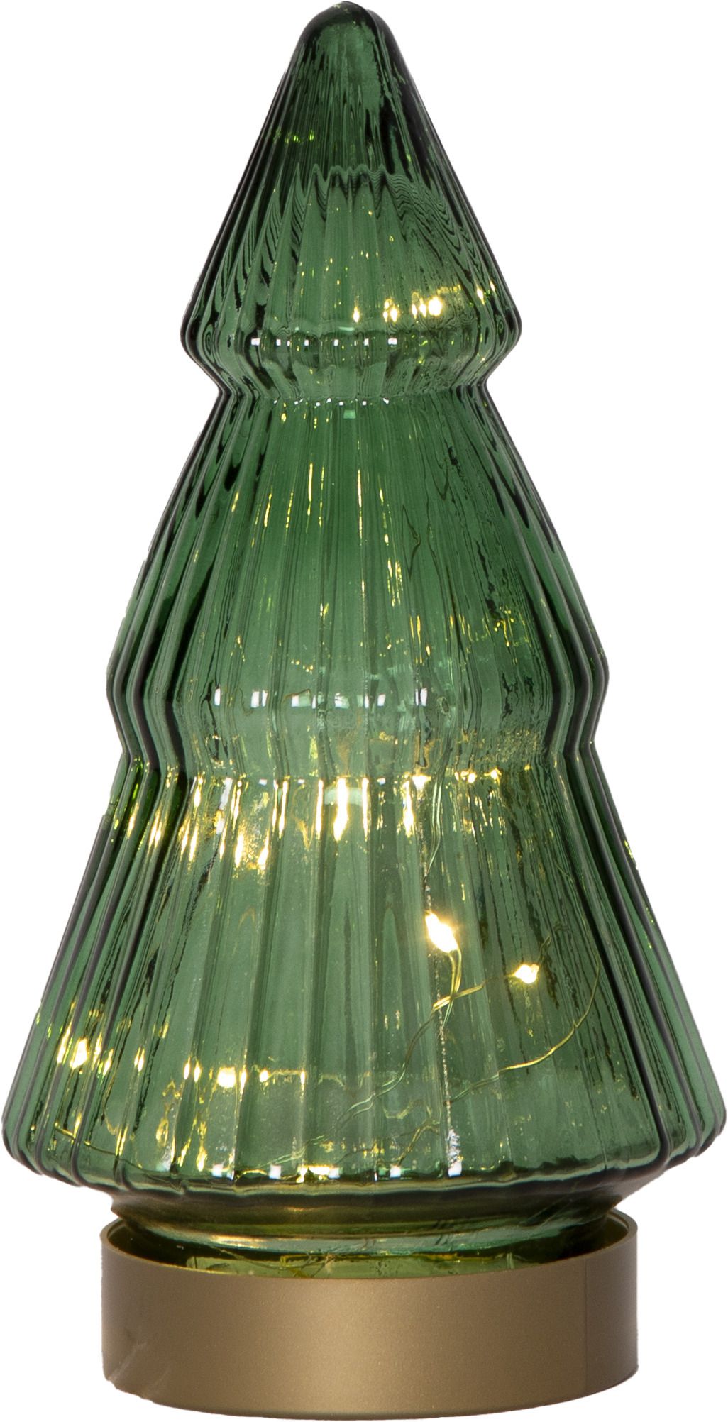 Glas Decoration Verde - IP20, Warmweiss,Grün