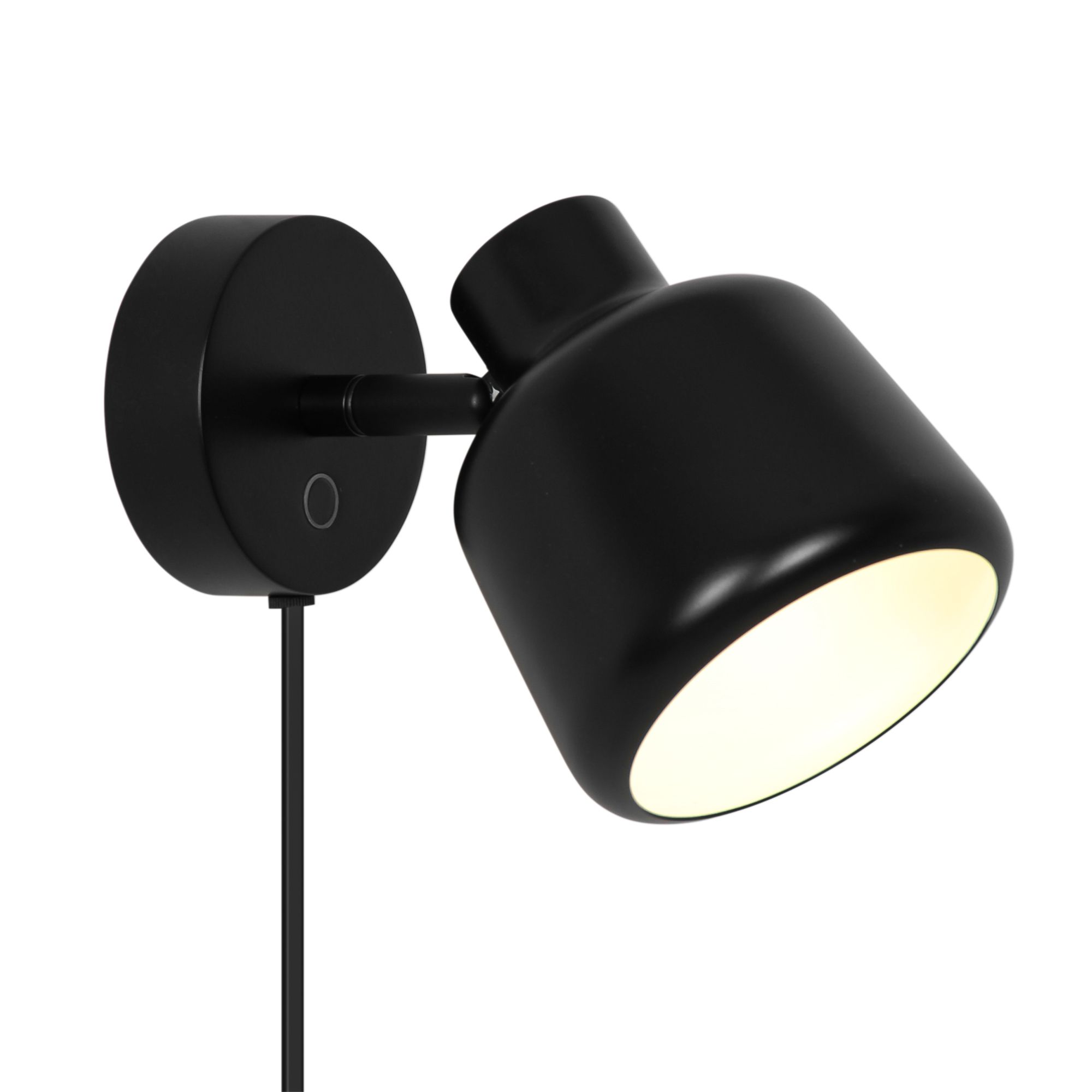 Wandleuchte Louella Schwarz - E14, IP20, 230V