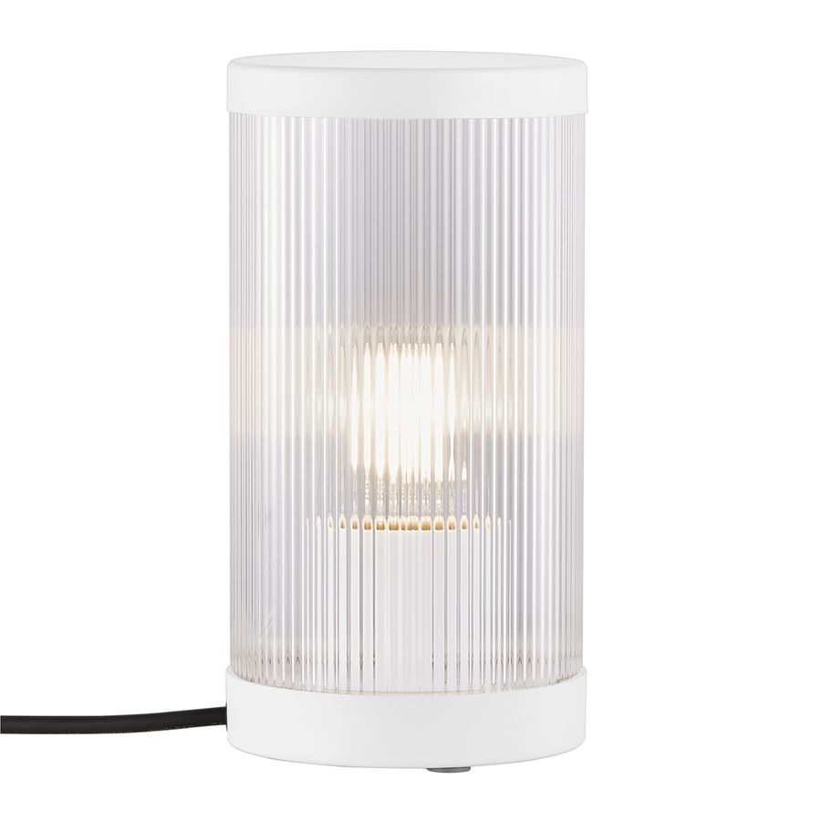 Coupar, Tischleuchte, Weiss - E27, IP54, max.25W