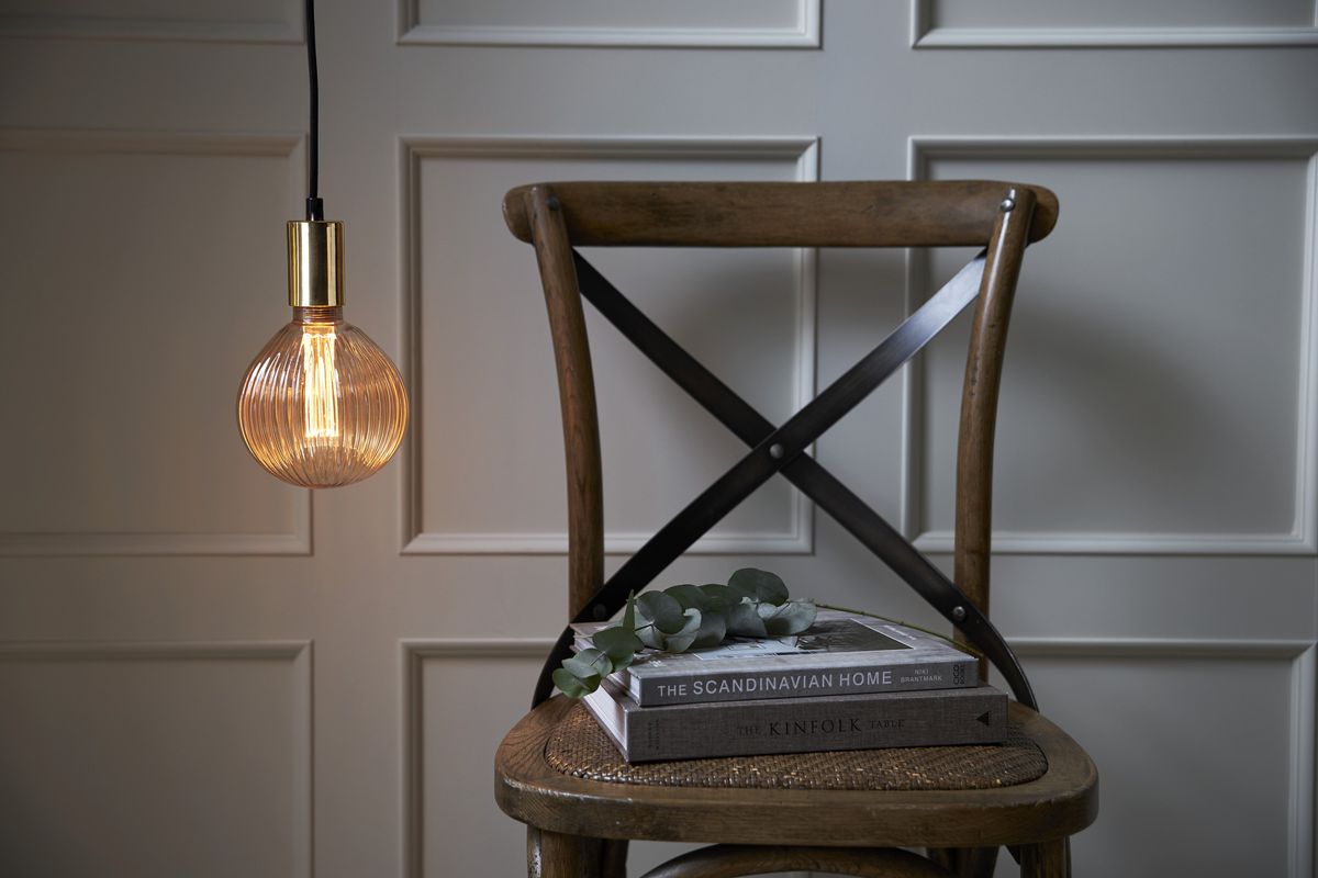 Lampenaufhängung E27 Stil - E27, Messing/gold, 230V AC