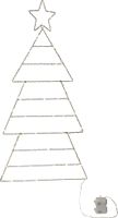 Silhouette Folde - IP44, Warmweiss, Silber