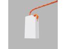 5m Seil geflochten mit integrieter LED Beleuchtung - 3xAA Batterie (exkl.), 50 LED`s, IP67, Farbe Orange, L= 500cm,  Zugkraft pro Meter 2.95KN/300KG