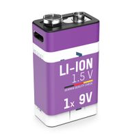 NiMH batteria ricaricabile Micro AAA 550mAh, 2er blister - 1er Kartonage