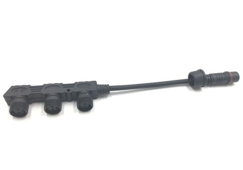 Distributeur 3-fois - 3-fach Verteiler für Kolibri - Set, M15 Steckverbinder IP67, L= 25cm
