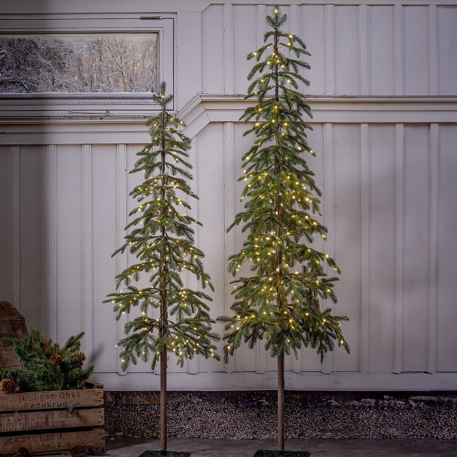 Künstlicher Weihnachtsbaum LED Grantorp - Grün, 240 LED's, 180.00cm Höhe