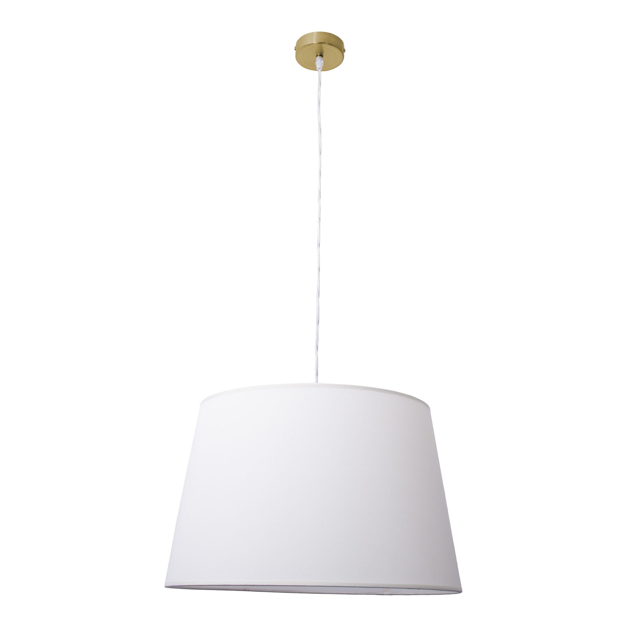 Pendelleuchte Bologna beige messing - E27, IP20