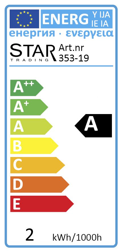 LED Leuchtmittel E14 ST26 Decoled Smoke - E14, 30Lm, 2100K, 1W, 220-240VAC