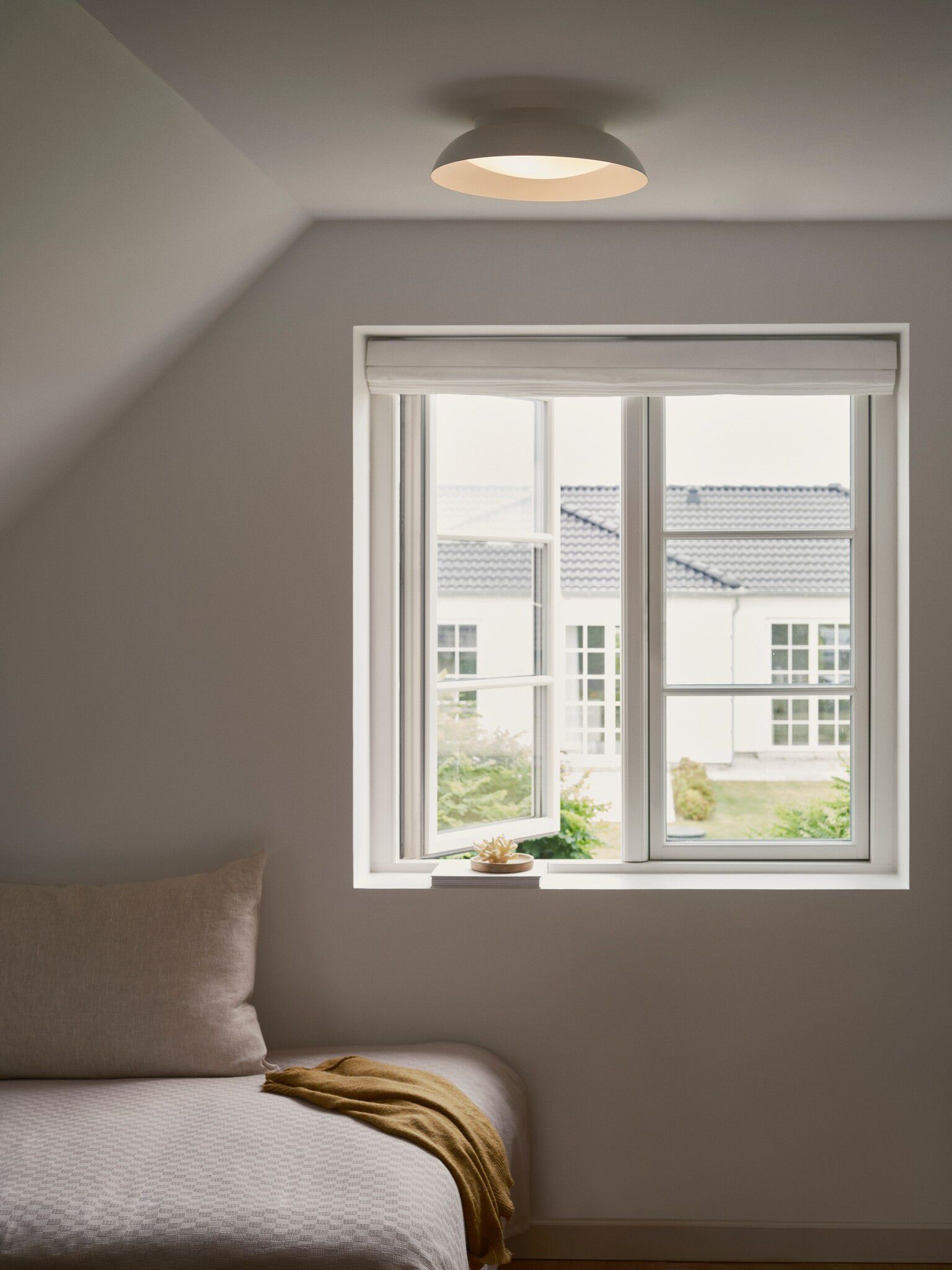 Deckenleuchte Nivora 36  Weiss - 10W, E27, IP20