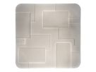 LED Deckenleuchte Luxor 54x54cm Kristalleffekt - LED fest verbaut, 2700-6500K, warm-kaltweiss