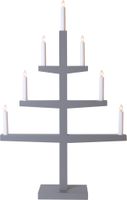 Kerzenleuchter Tripp - IP20, Grau, Warmweiss