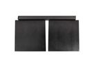 Anbauspot ETHAN - GU10 (exkl.), max. 4x10W (LED), IP20, schwarz-matt, dim. optional, L=216mm, B=216mm, H=120mm
