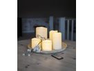 LED Pillar Kerze Paul 5er Pack - Outdoor, Elfenbein, Timerfunktion