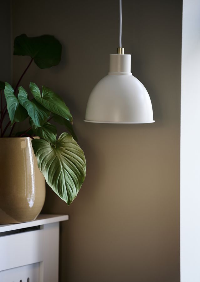 Pendelleuchte POP (Beige) - E27, max. 40W, IP20, beige, dimmen optional, exkl. Leuchtmittel, D=215mm, H=230mm, PL=2230mm