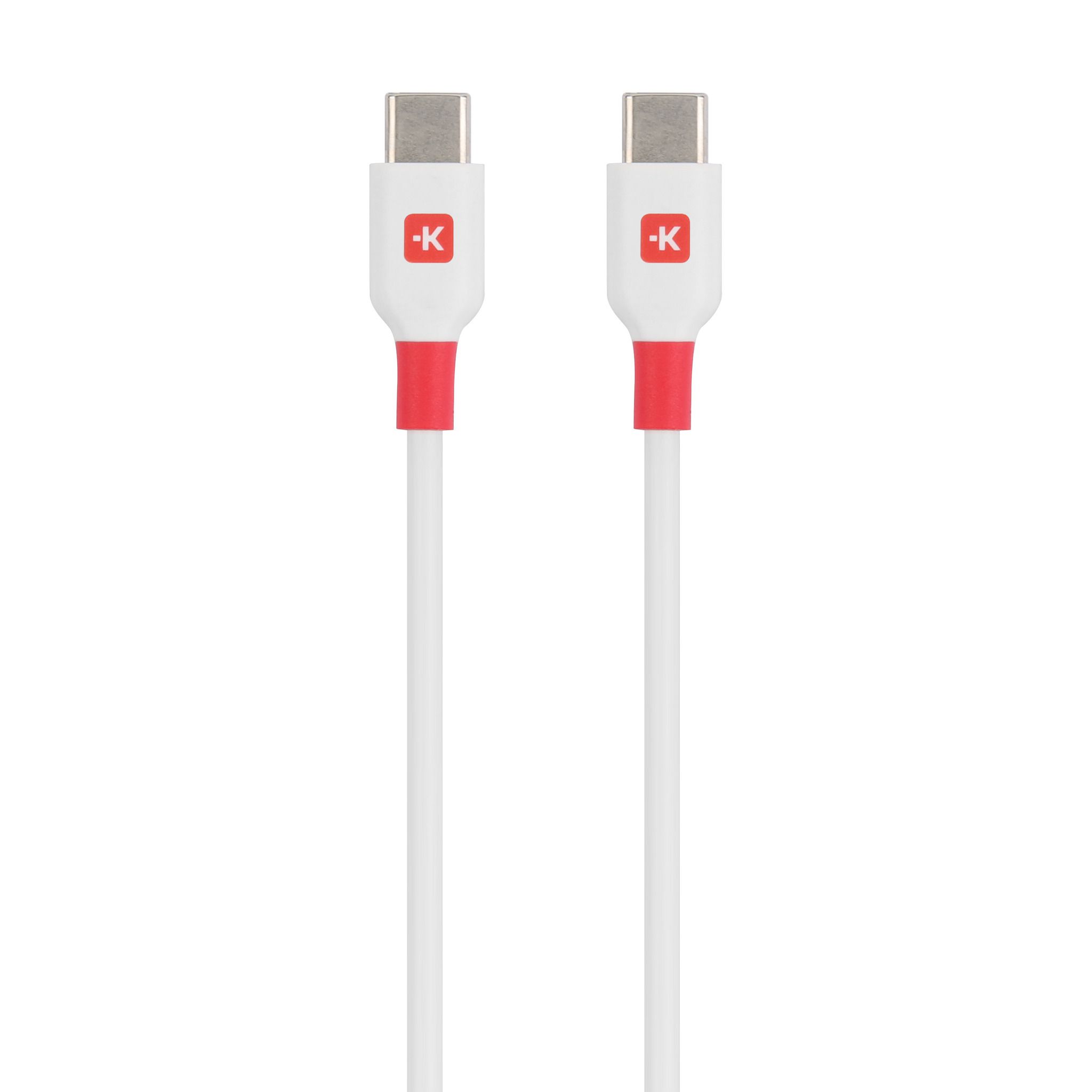 USB-C to USB-C Cable - 2m - USB-C to USB-C Cable, 2m, weiss