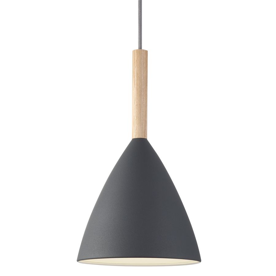 Pure 20, Pendelleuchte, Grau - E27, max. 40W, IP20