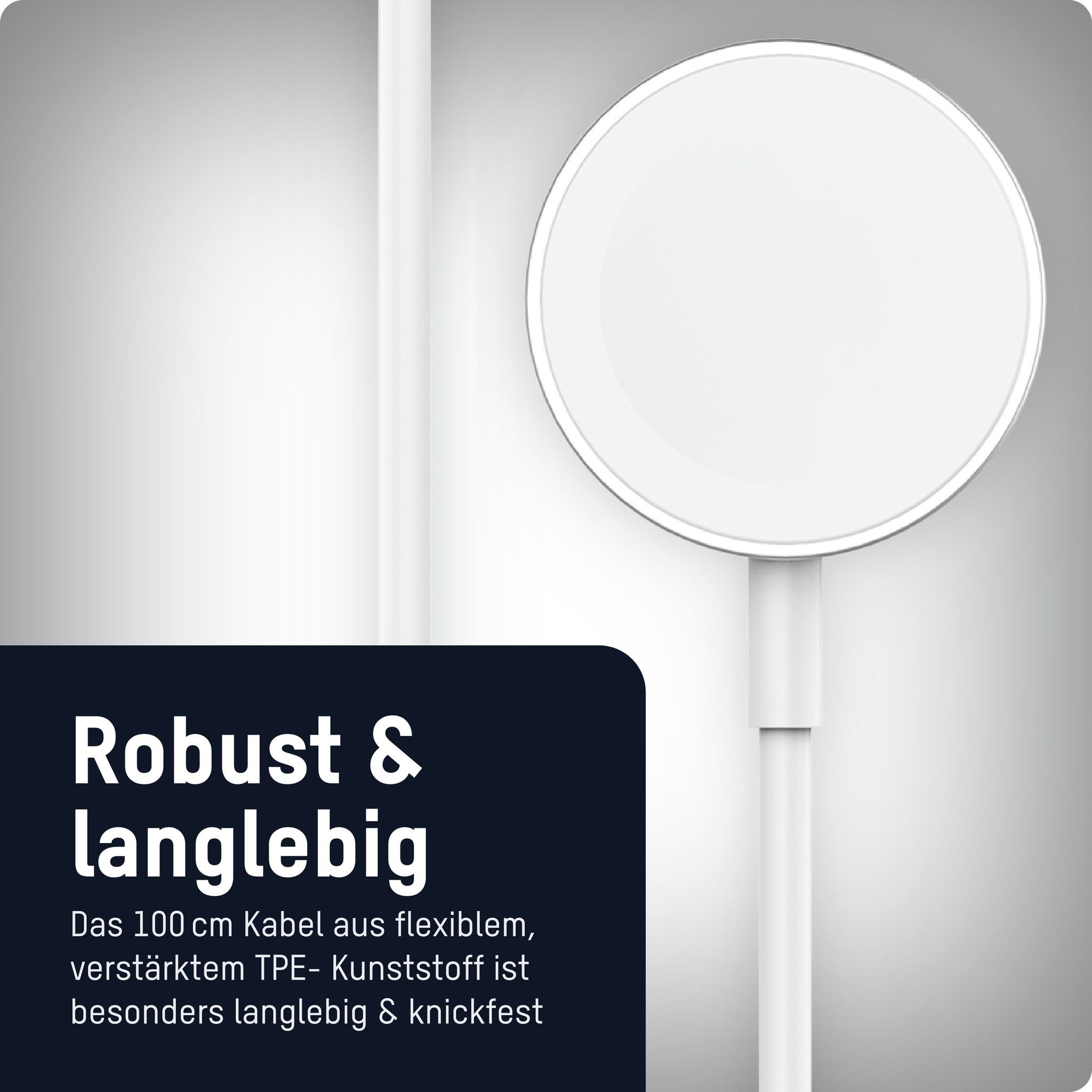 USB-C Ladekabel für Apple Watch , 100cm - USB-C Ladekabel für Apple Watch , 100cm