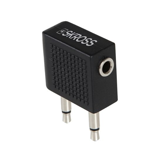 Airplane Audio Adapter - schwarz