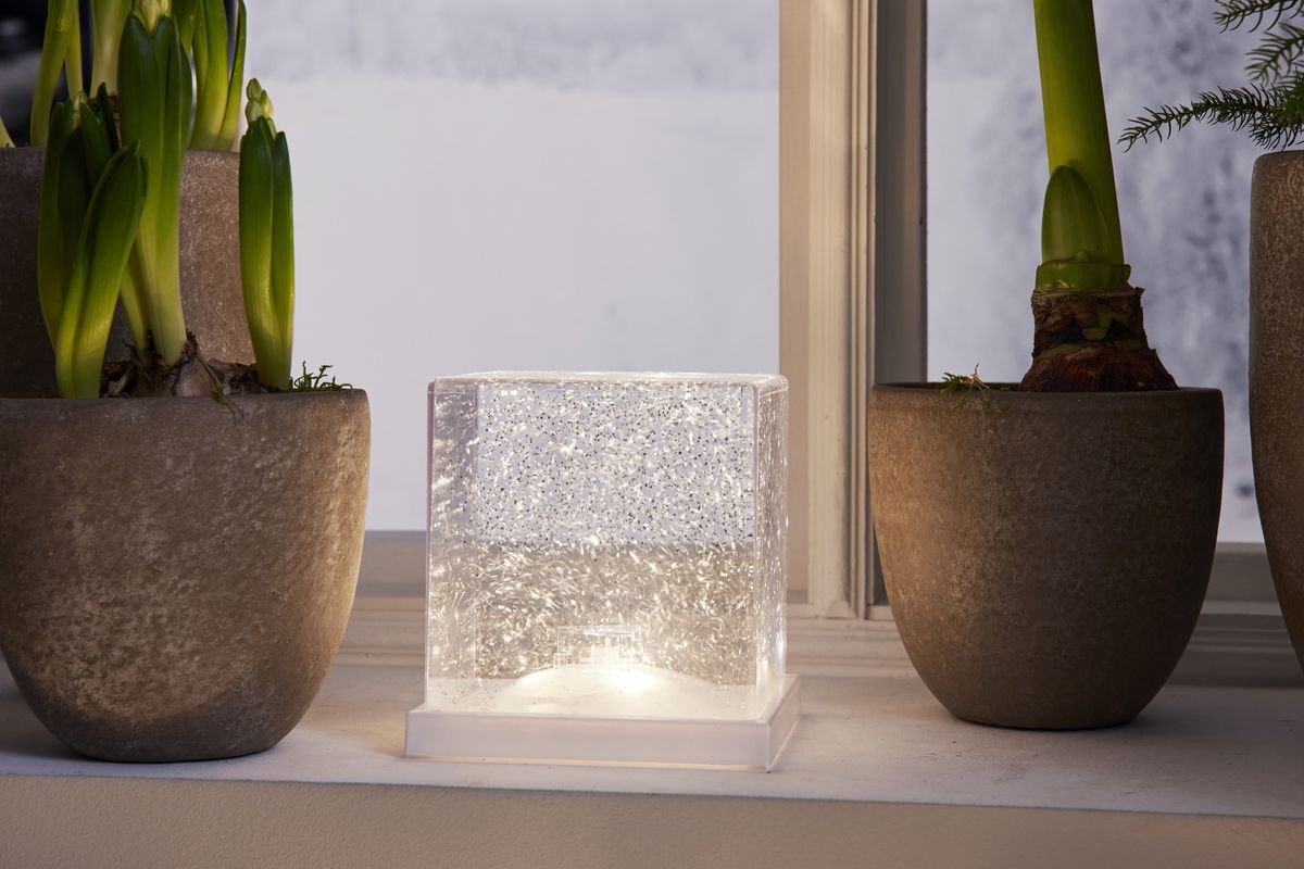 Indoor Decoration Frost - IP20, Warmweiss,Weiss