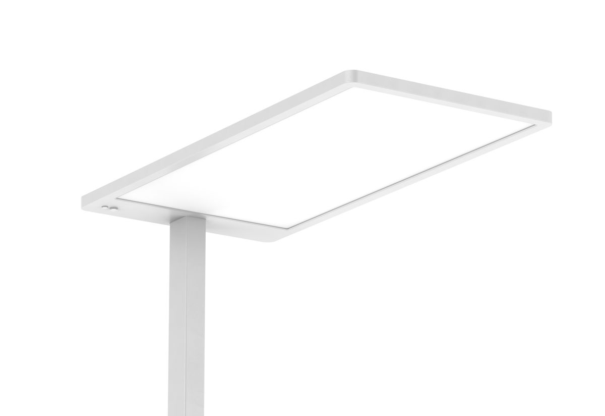 LED Stehleuchte FREE (Up and Down) - 75W, 8200lm (75% UP,25% Down), 4000K, IP20, weiss, dimmbar, PIR-/Lichtsensor, 720x340x1925mm (LxBxH)