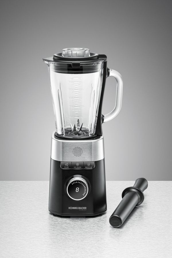 STANDMIXER MX 1260 - Standmixer, Glas/Edelstahl/schwarz, 1200W