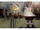 LED-Solar Erdspiess BBQ - LED fest verbaut, IP44, Warmweiss