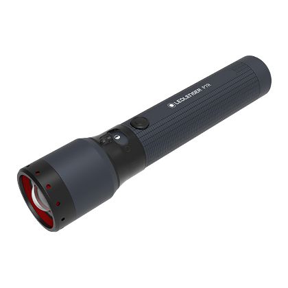 8 x Taschenlampe P7R 25th Year Edition inkl. Display und Aussteller - Aluminium, Schwarz, IP68