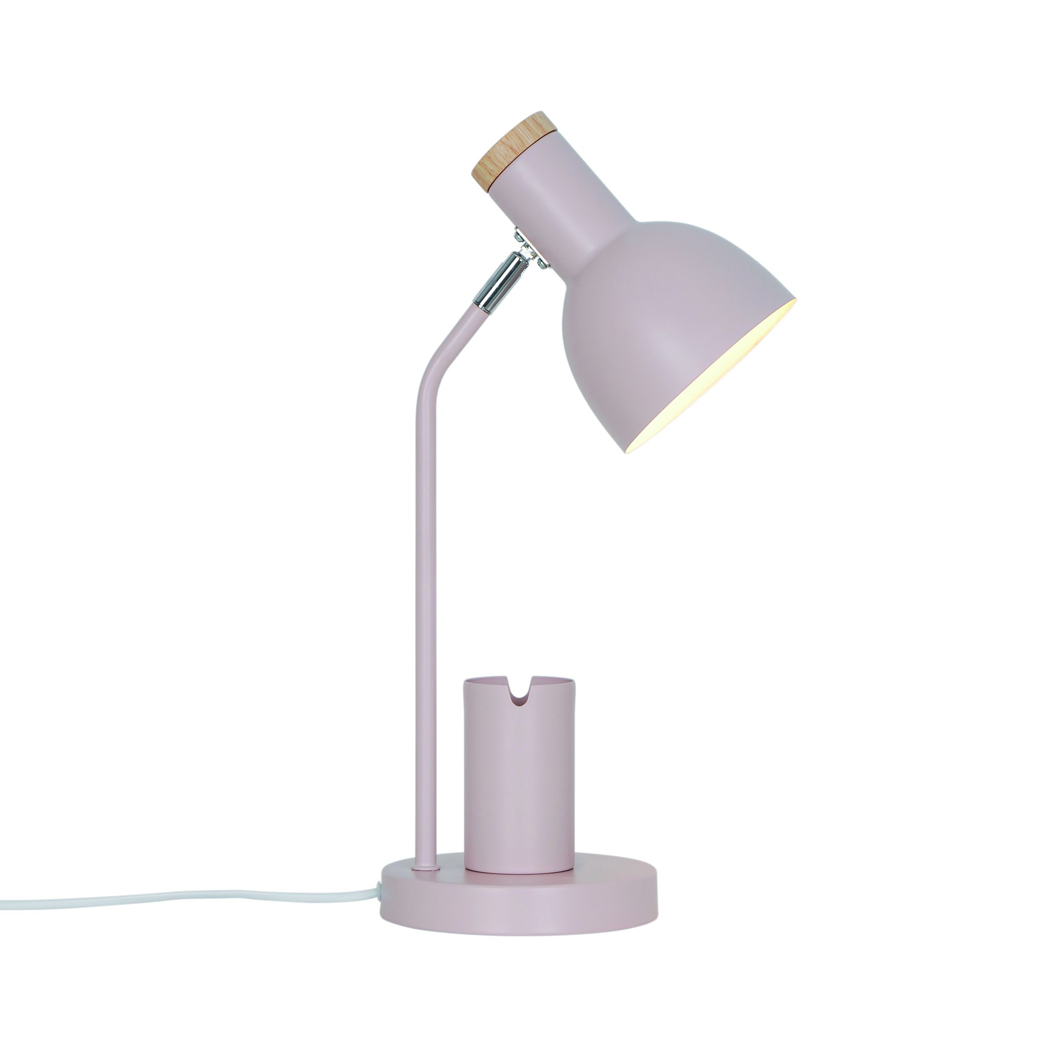 Tischleuchte Devone Dusty Rose - 15W, E27, IP20