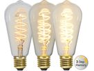 LED Leuchtmittel E27 ST64 Decoled Spiral Clear 3-step memory - E27, 270Lm, 2100K, 4W, 230V