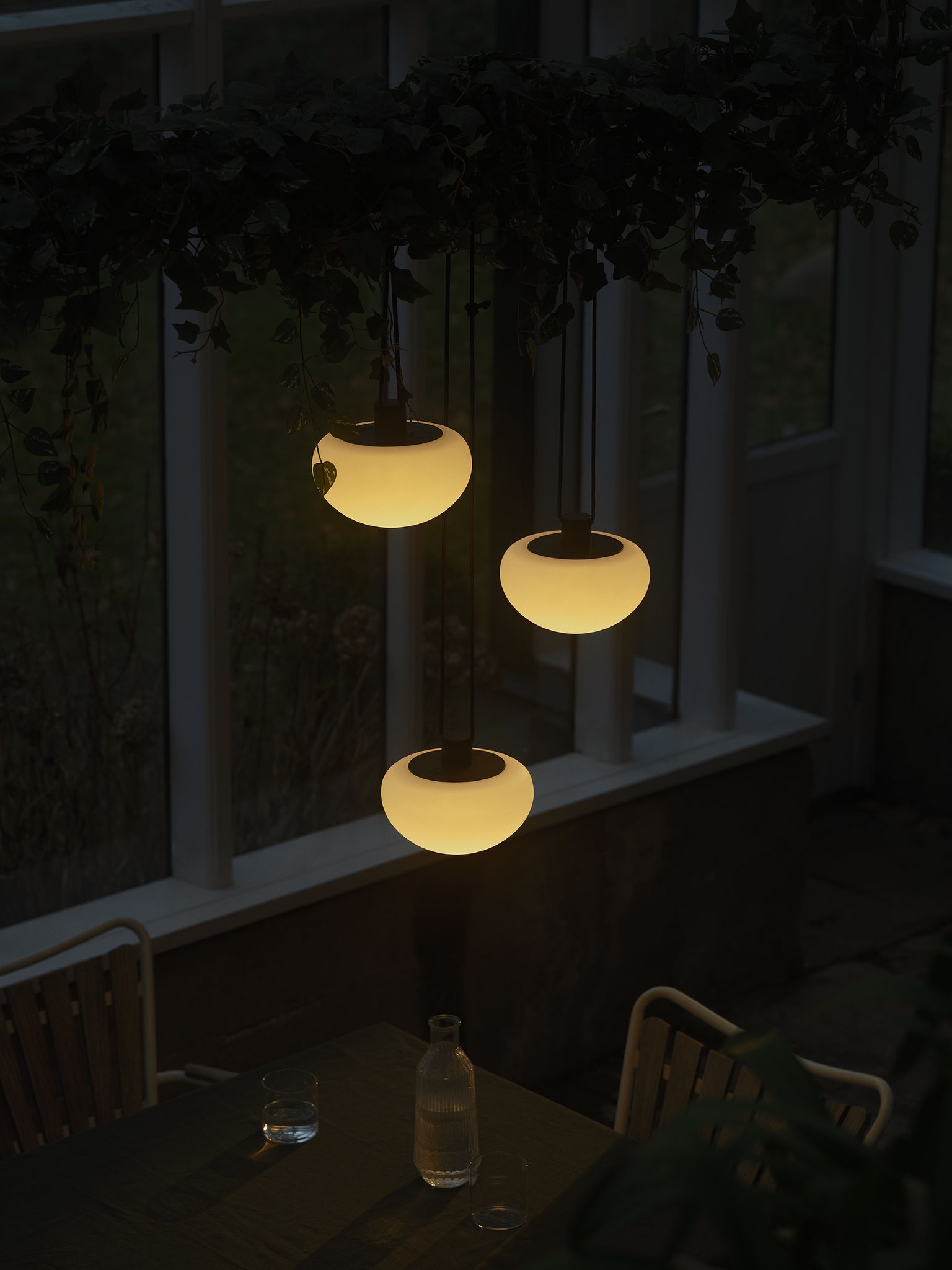 Sponge, Pendelleuchte, Schwarz/Weiss - LED Modul, 5W, IP65