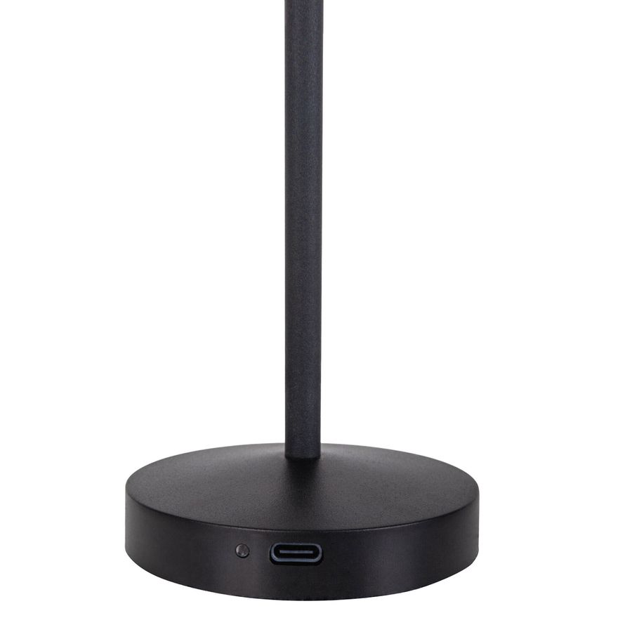 Akku- Tischleuchte GOMBA schwarz 2er Set - LED-Modul, 1W, IP54