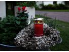 Grablicht-Display Serene, rot - Outdoor, Rot, 32cm Höhe, keine Timerfunktion, 12 Stück