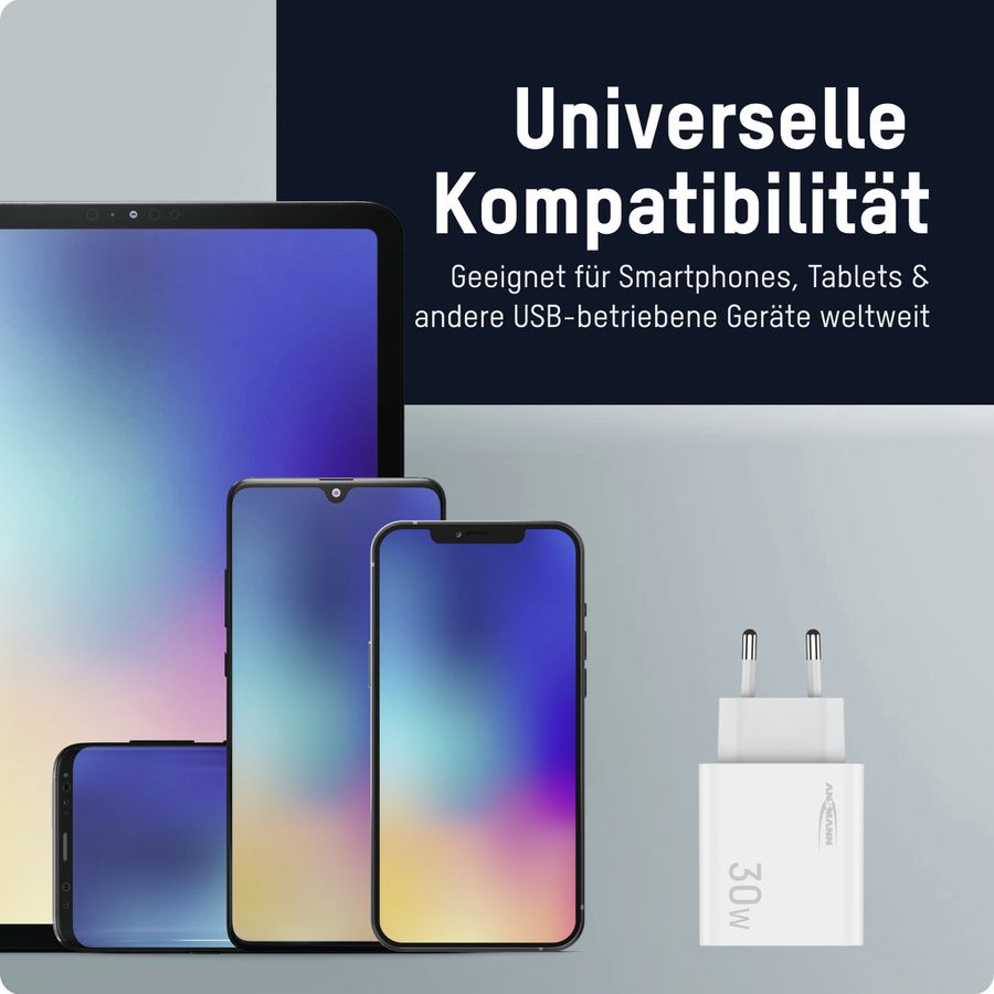 Home Charger HC130PD / 3 A / 30 W / 1 USB-C Port - Home Charger HC130PD / 3 A / 30 W / 1 USB-C Port