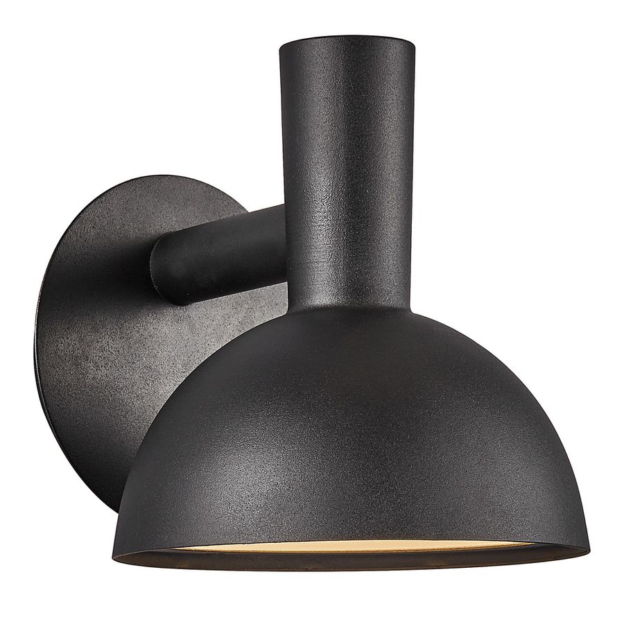 Wandleuchte ARKI 100 - 1xE27 (exklusiv), max.20W, IP54, schwarz, dimmbar (optional Leuchtmittel), D=260mm, H=200mm