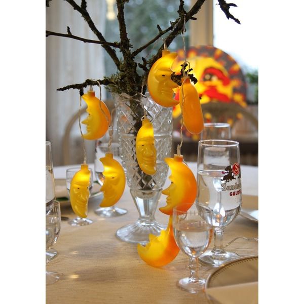 Lichterkette Crayfish Party Batteriebetrieben - IP20, Warmweiss, 8 LED's, 105cm